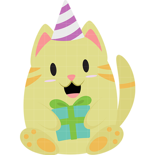 clip art cat birthday - photo #1
