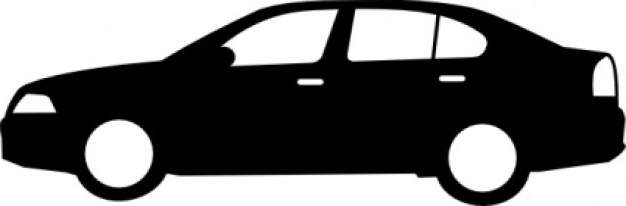 free black and white clipart of cars - photo #45