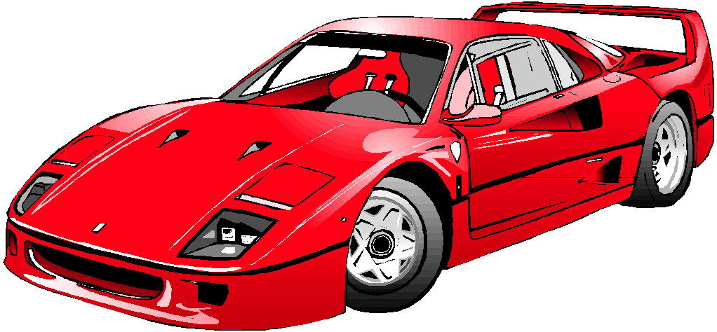 free red car clipart - photo #45