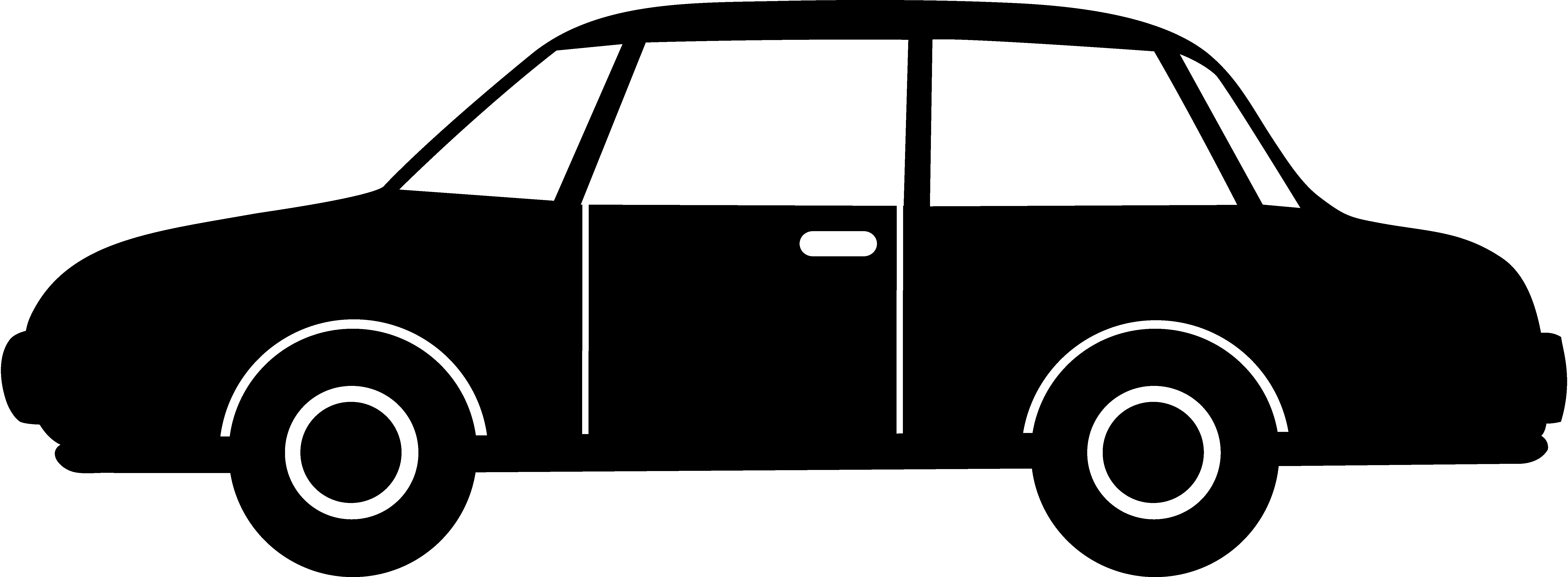 free car clipart black and white - photo #28