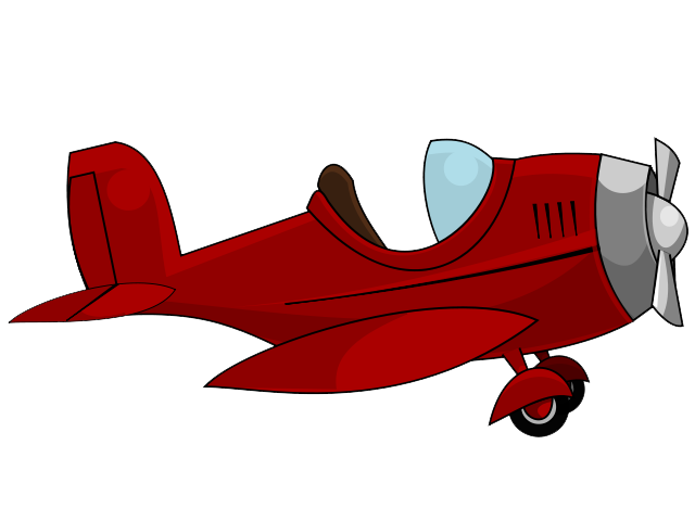 clip art cartoon airplane free - photo #13