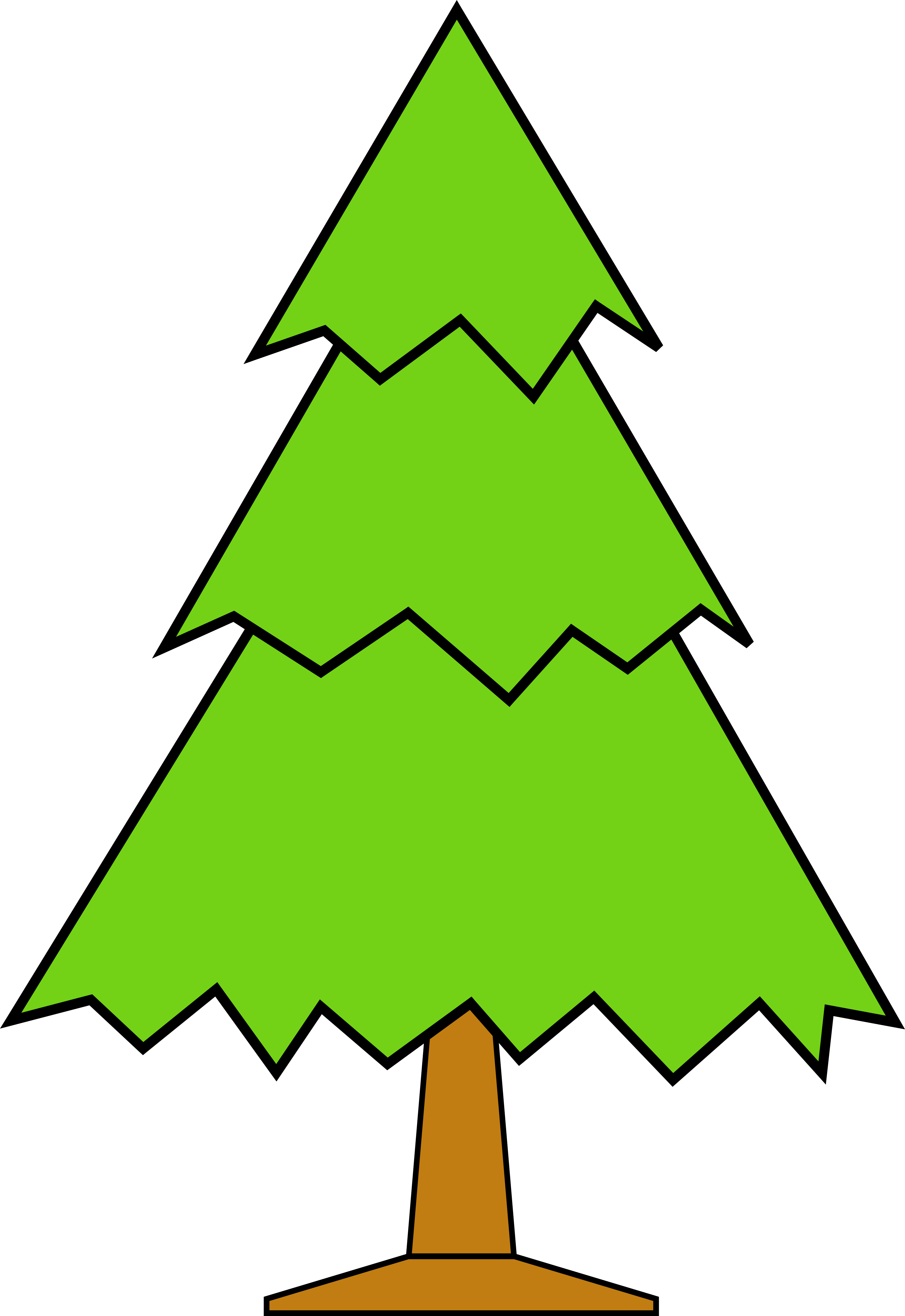 free pictures of christmas trees clip art - photo #42