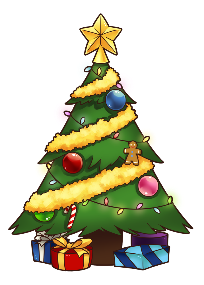 christmas tree clip art pictures free - photo #36
