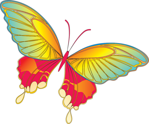 free clip art butterfly pictures - photo #14