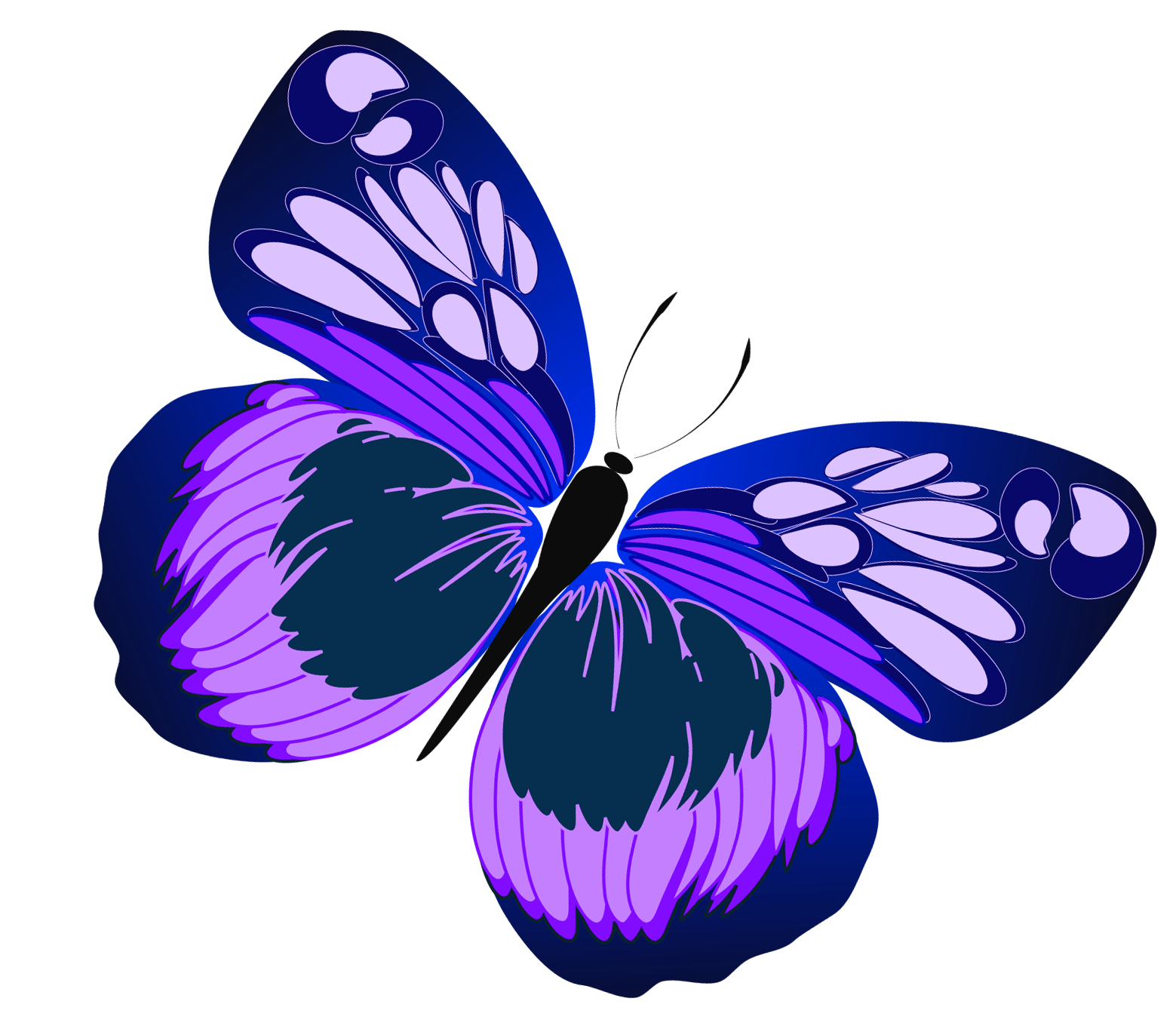 free clipart butterflies and flowers - photo #40