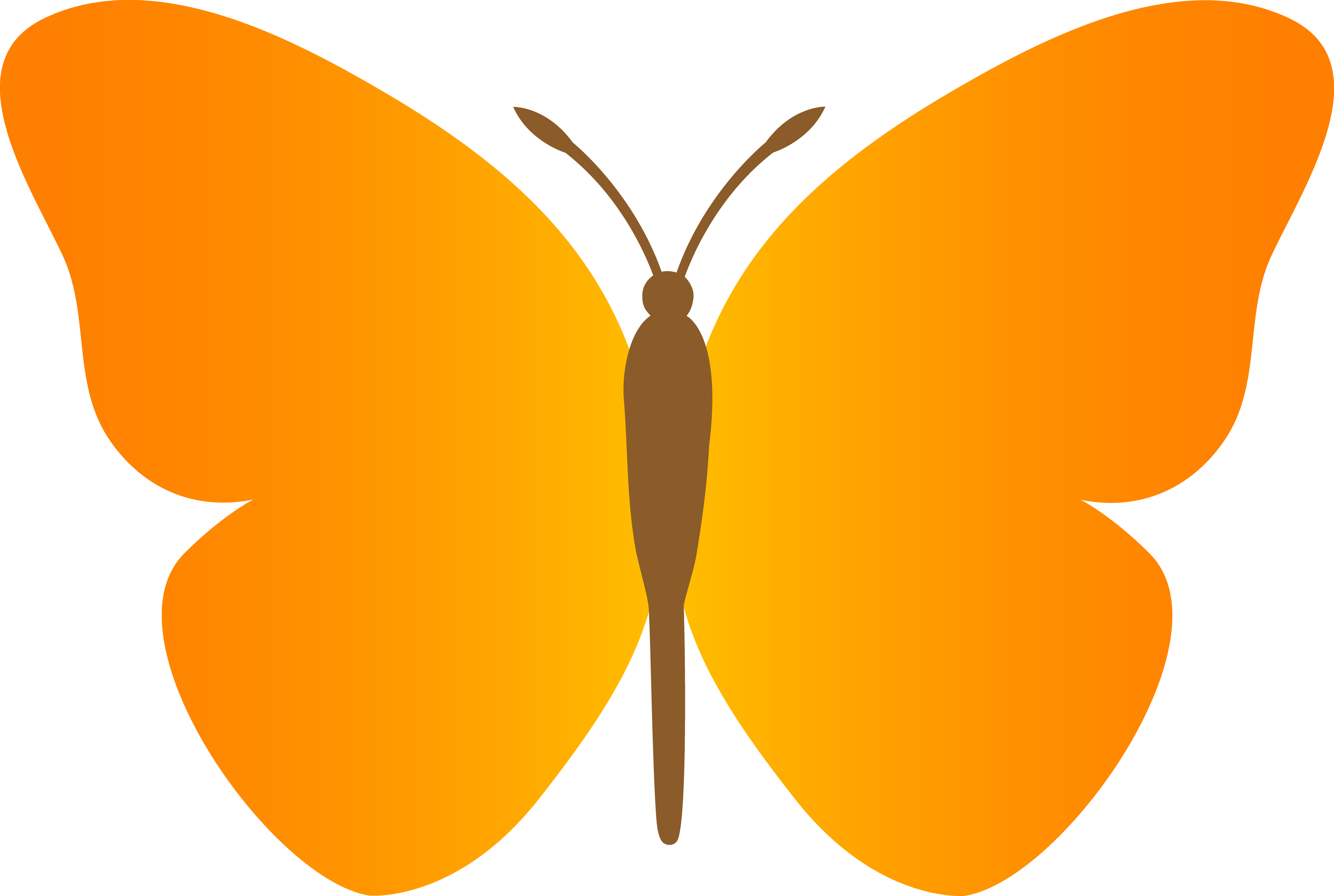 butterfly outline clip art free - photo #28