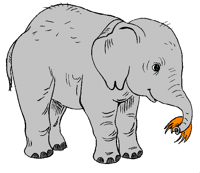free clipart of an elephant - photo #44