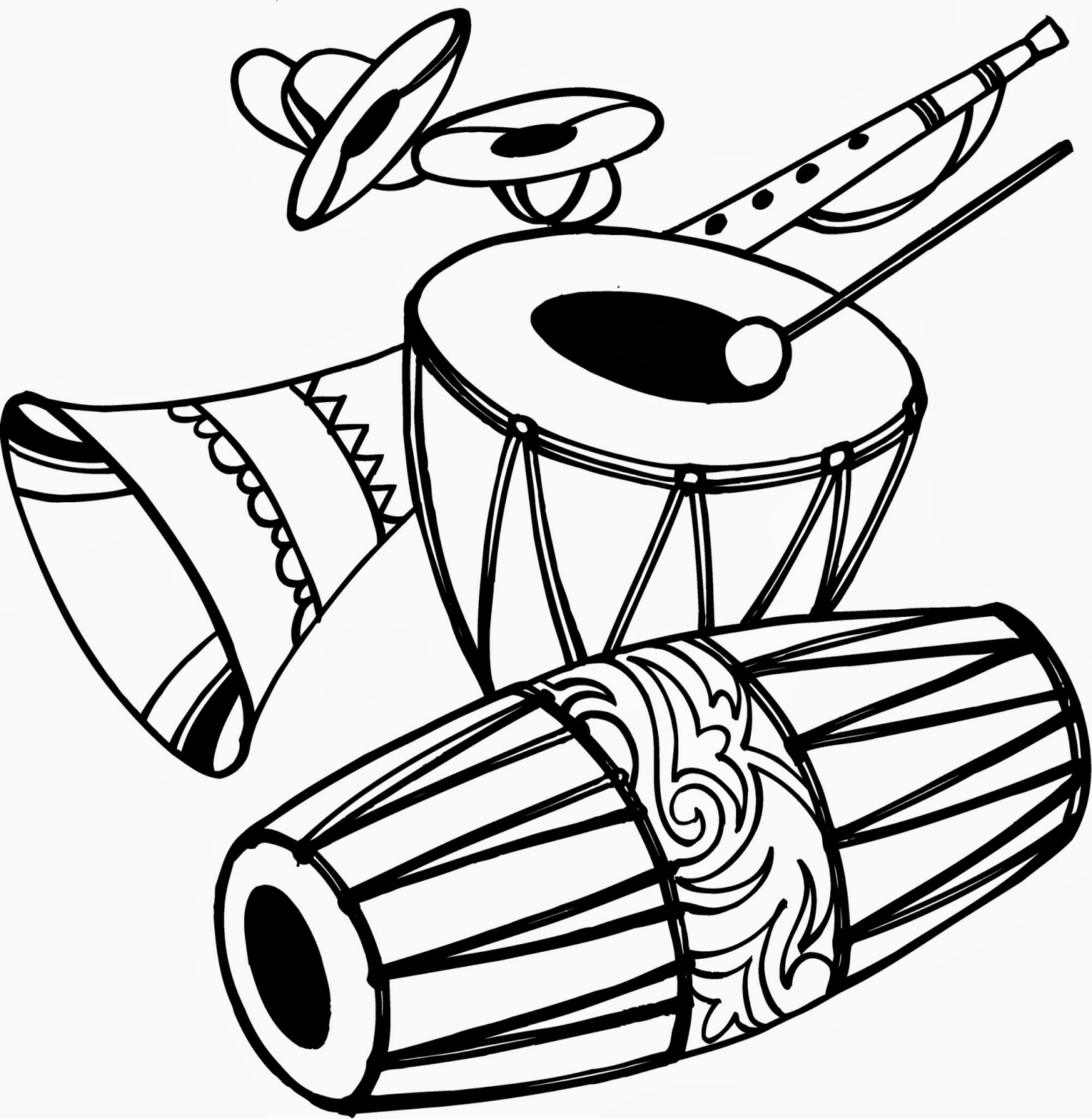 indian clipart black and white free download - photo #6