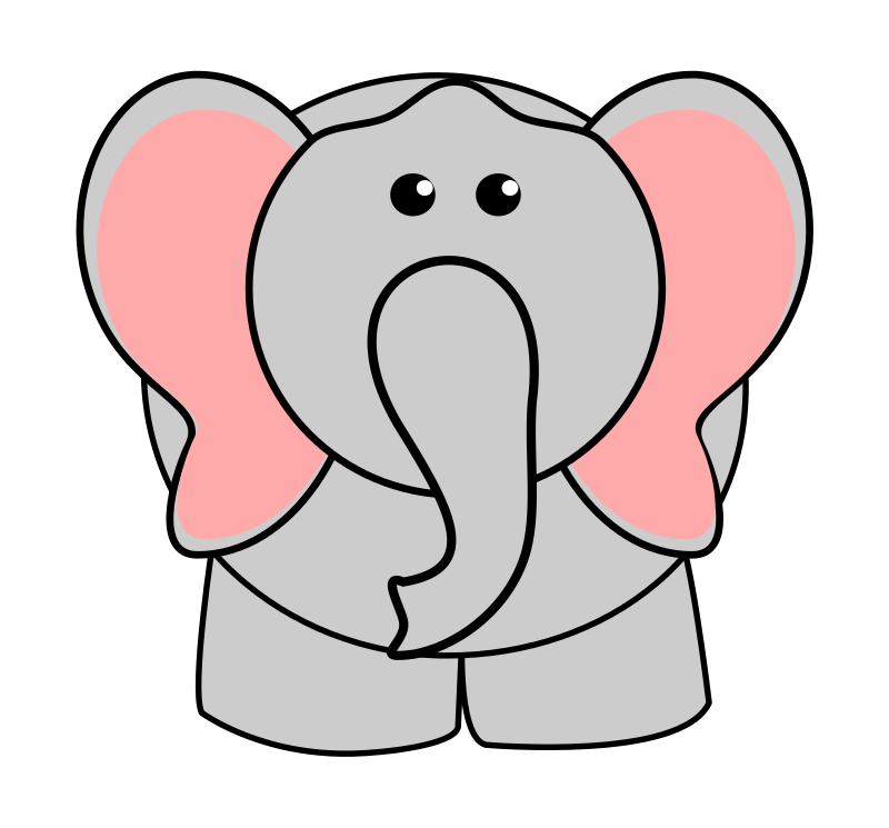 free white elephant clip art - photo #28