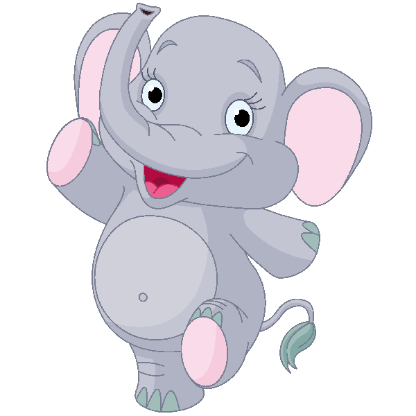 animated elephant clip art - photo #43
