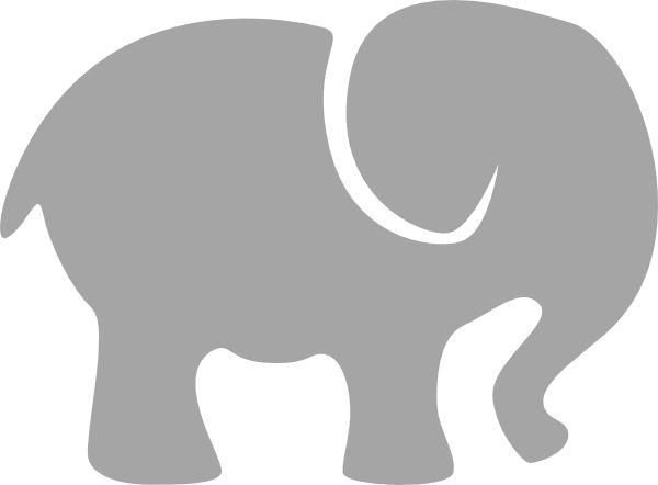 elephant profile clipart - photo #42