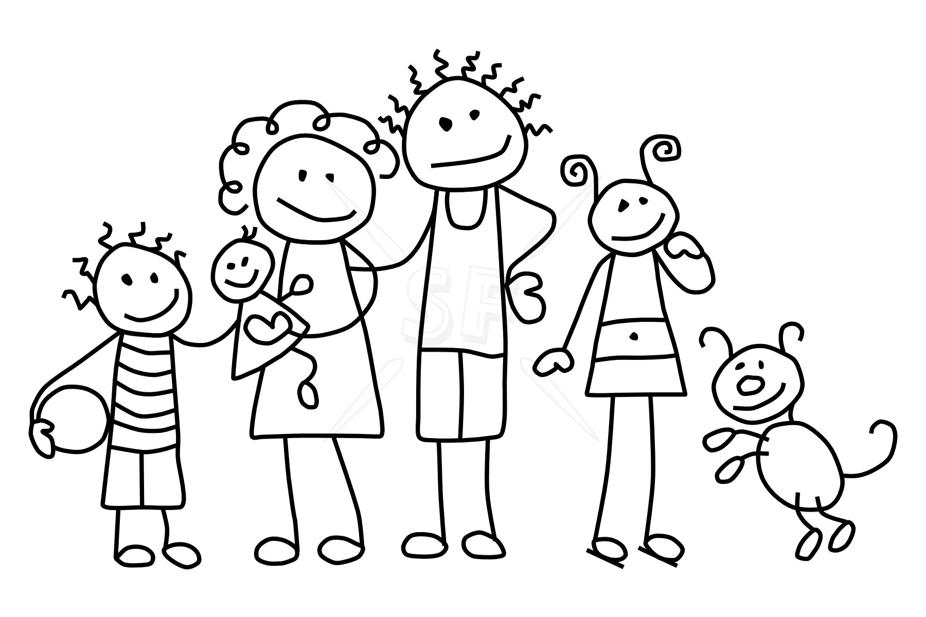 clipart of a happy family - photo #37