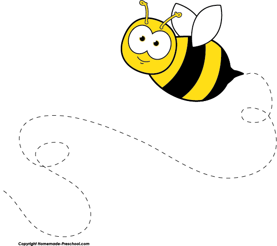 bee clipart black and white free - photo #25
