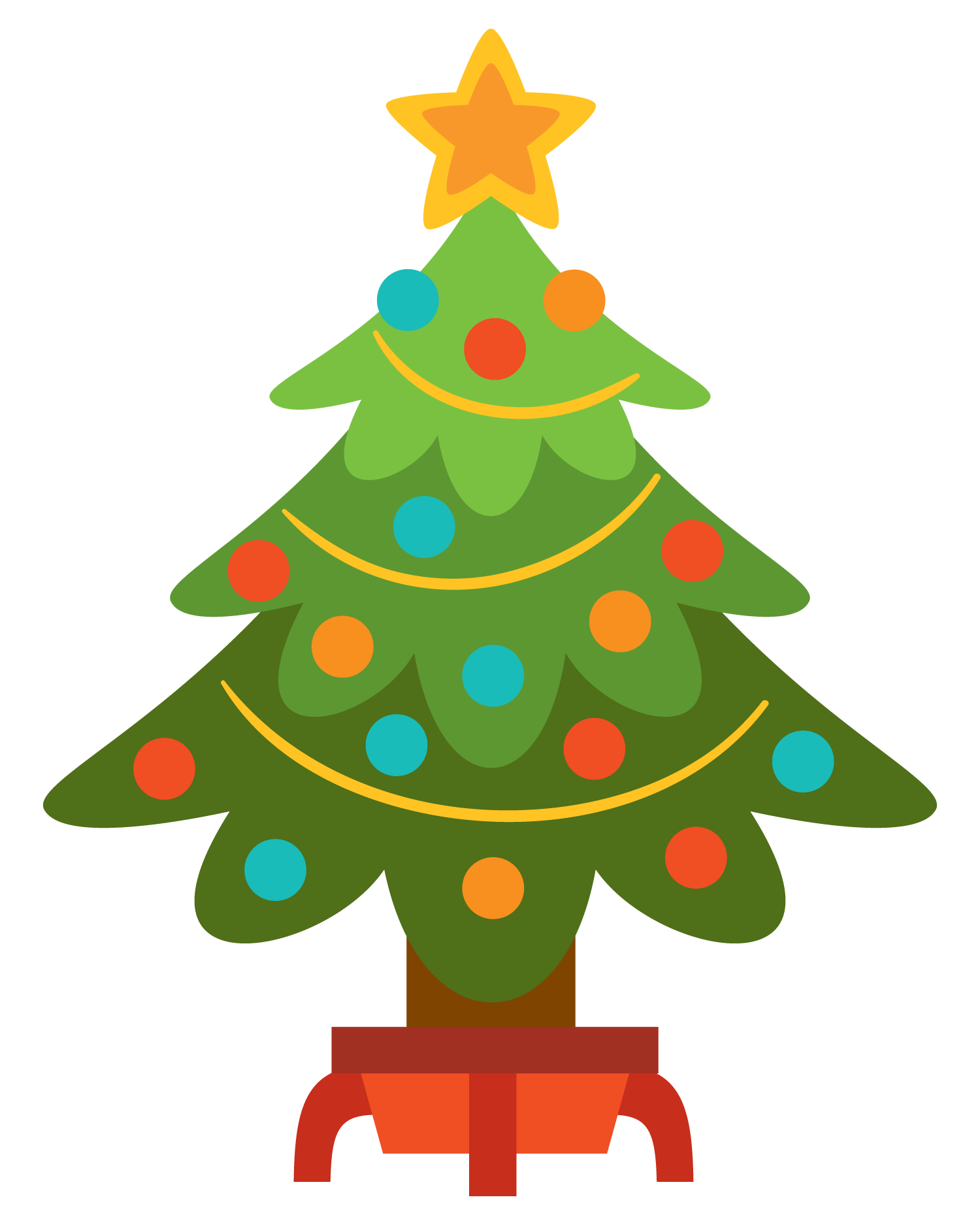 Free christmas tree clipart public domain christmas clip