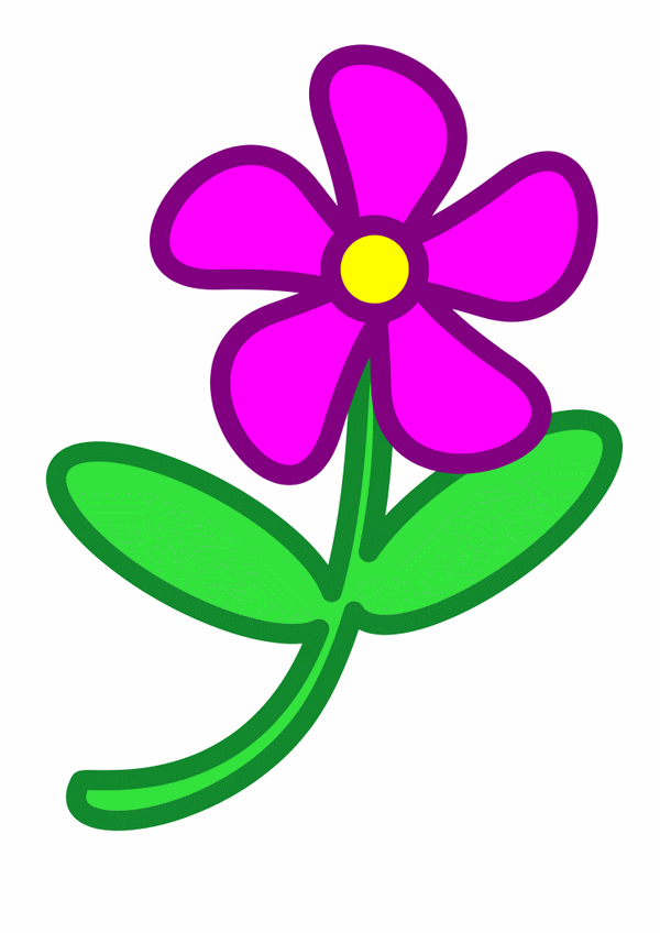 free clip art flower drawings - photo #18