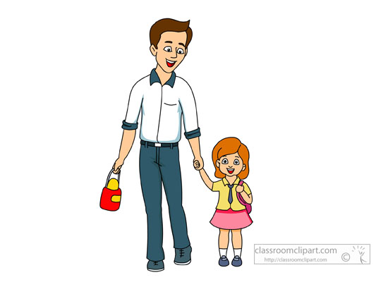 free clipart of family walking - photo #14