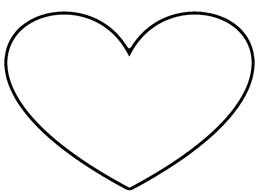 free black and white heart clipart - photo #35