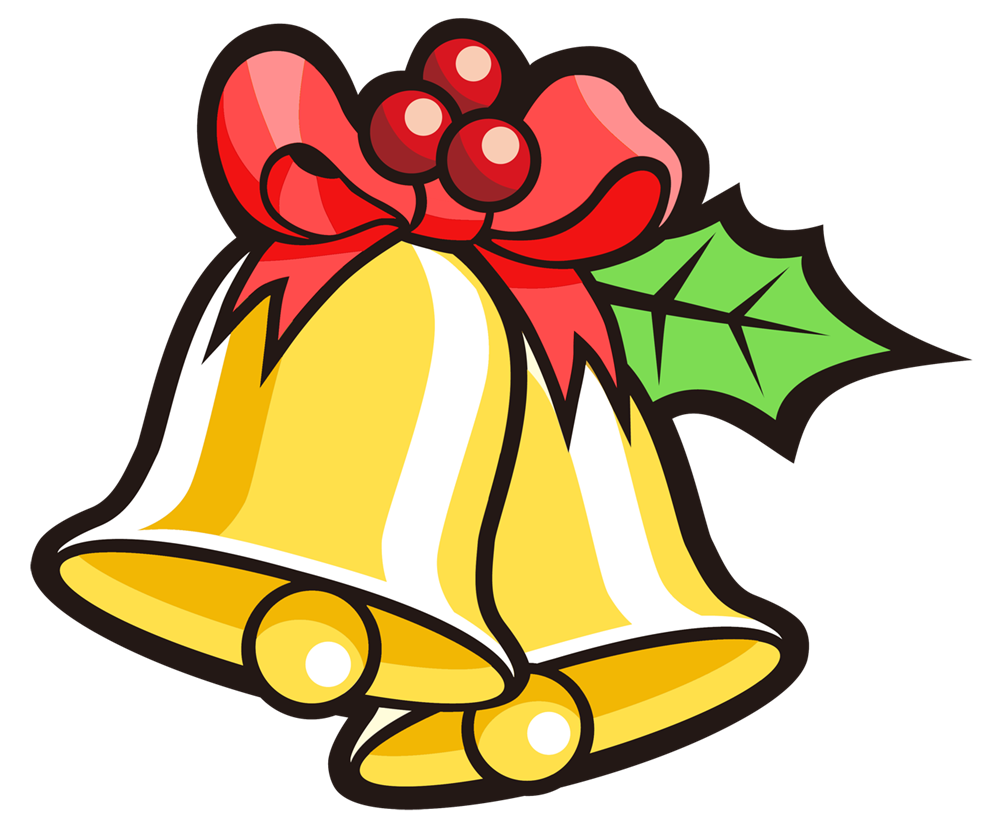 clipart christmas bells holly - photo #18