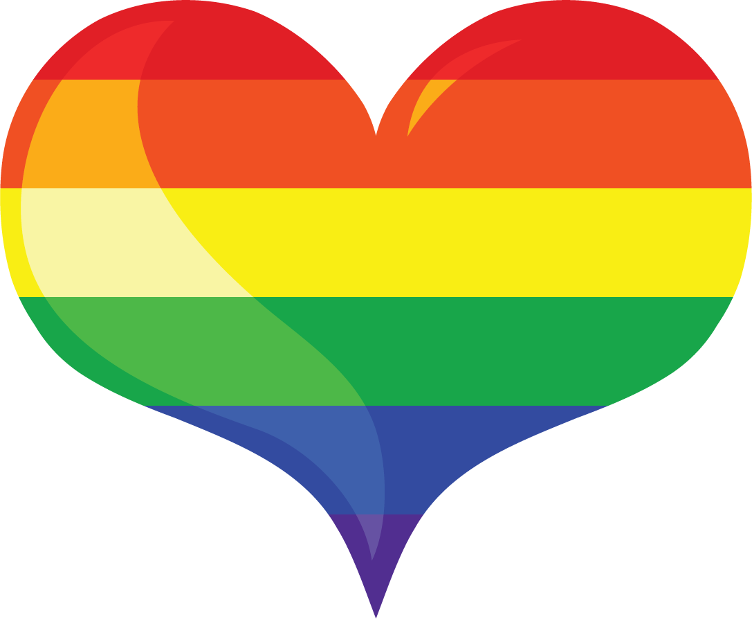 free rainbow heart clip art - photo #18