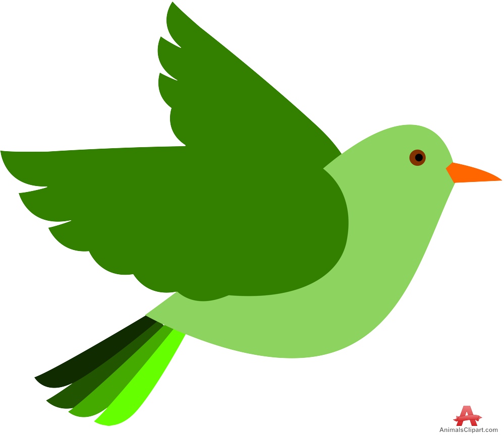 green bird clipart - photo #3