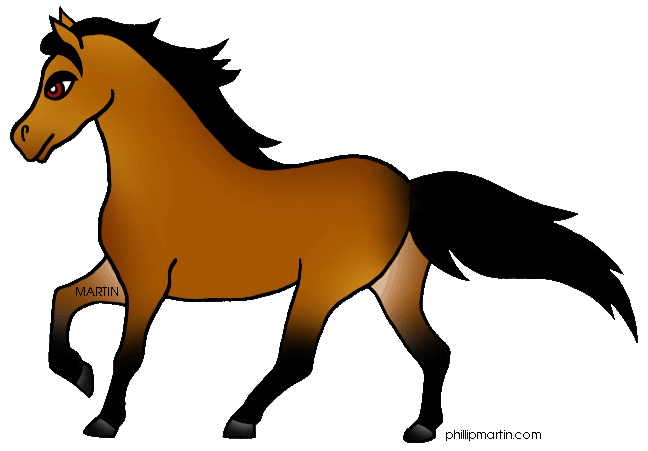 free horse clipart black and white - photo #48