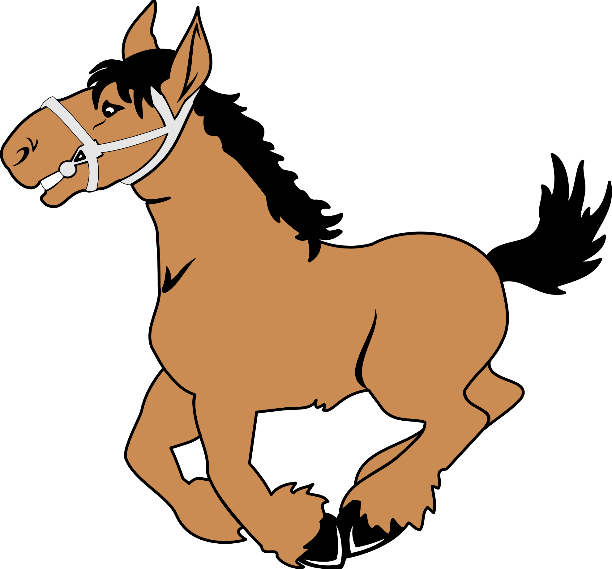 clip art horse silhouette free - photo #37