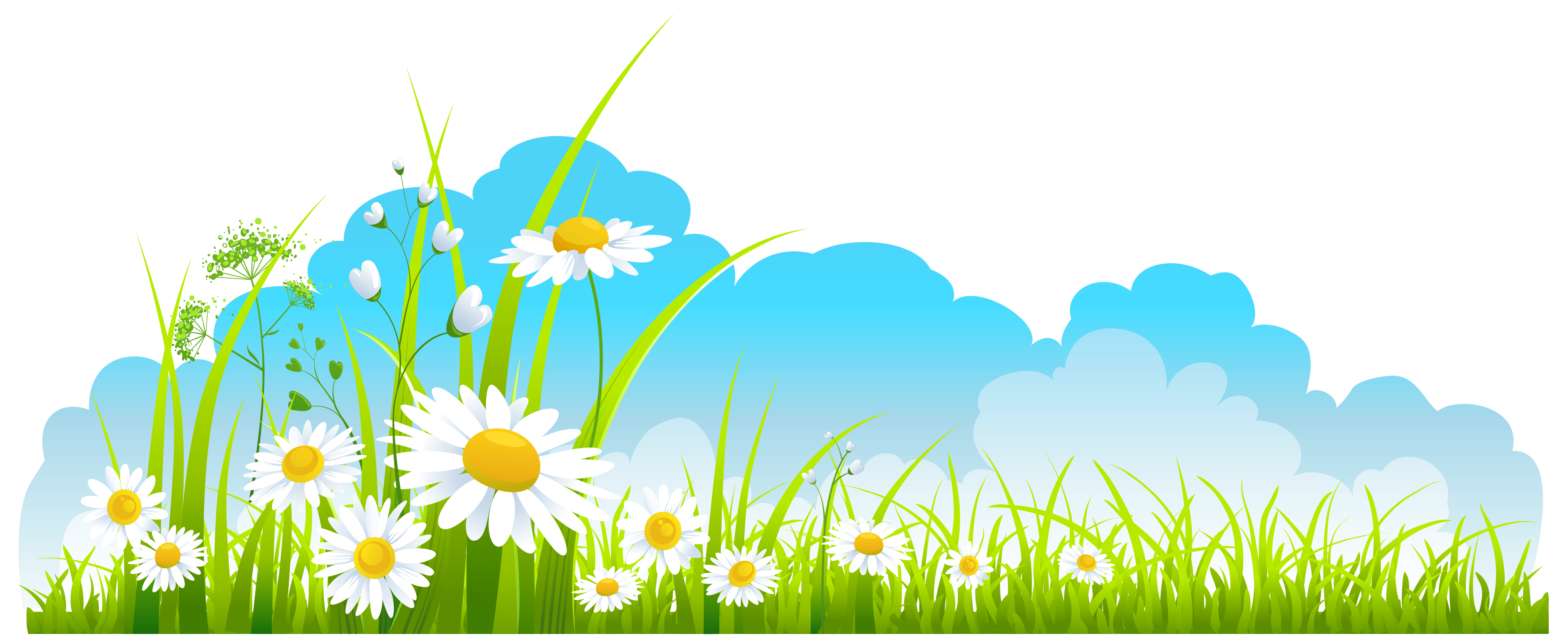 free spring clipart black and white - photo #36
