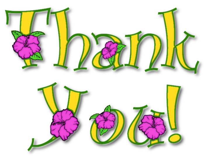 clip art for thank you with flowers - photo #38
