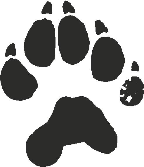 clip art animal paw prints - photo #27