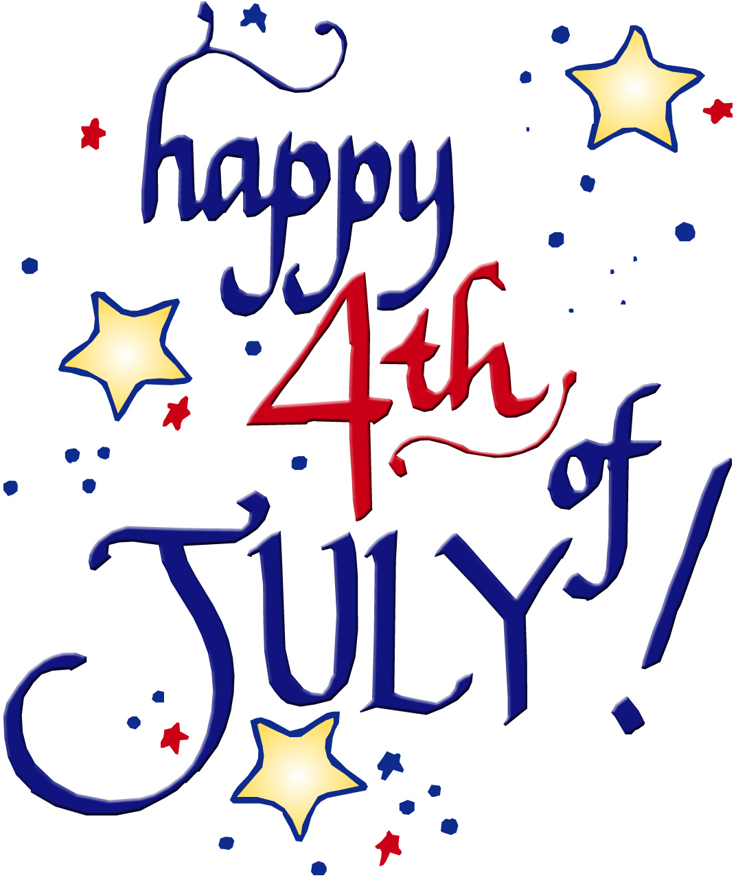 free black and white 4th of july clipart - photo #34