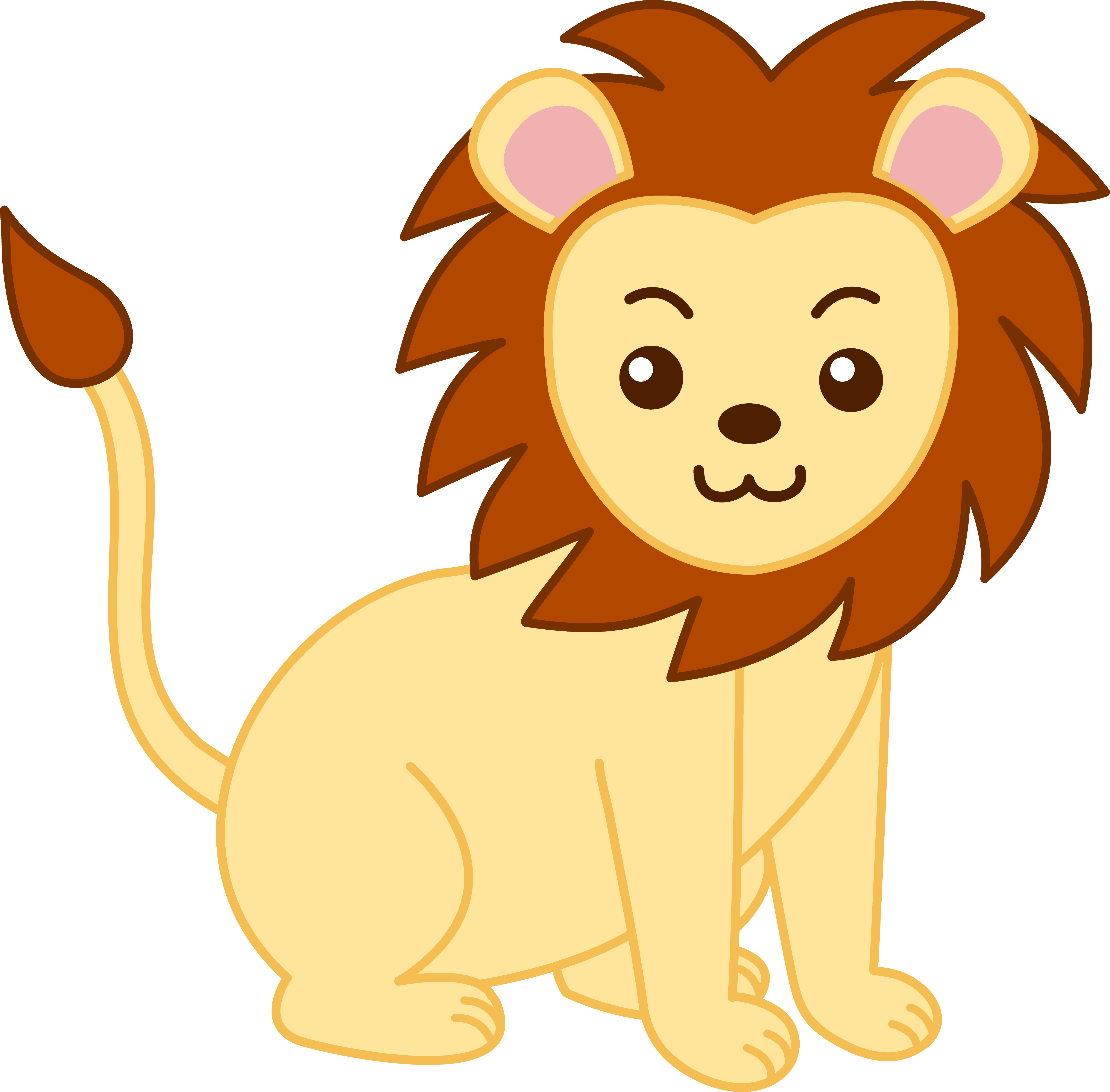 free baby lion clipart - photo #14