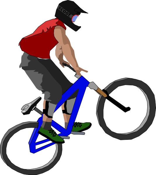 clipart person on bike - photo #7