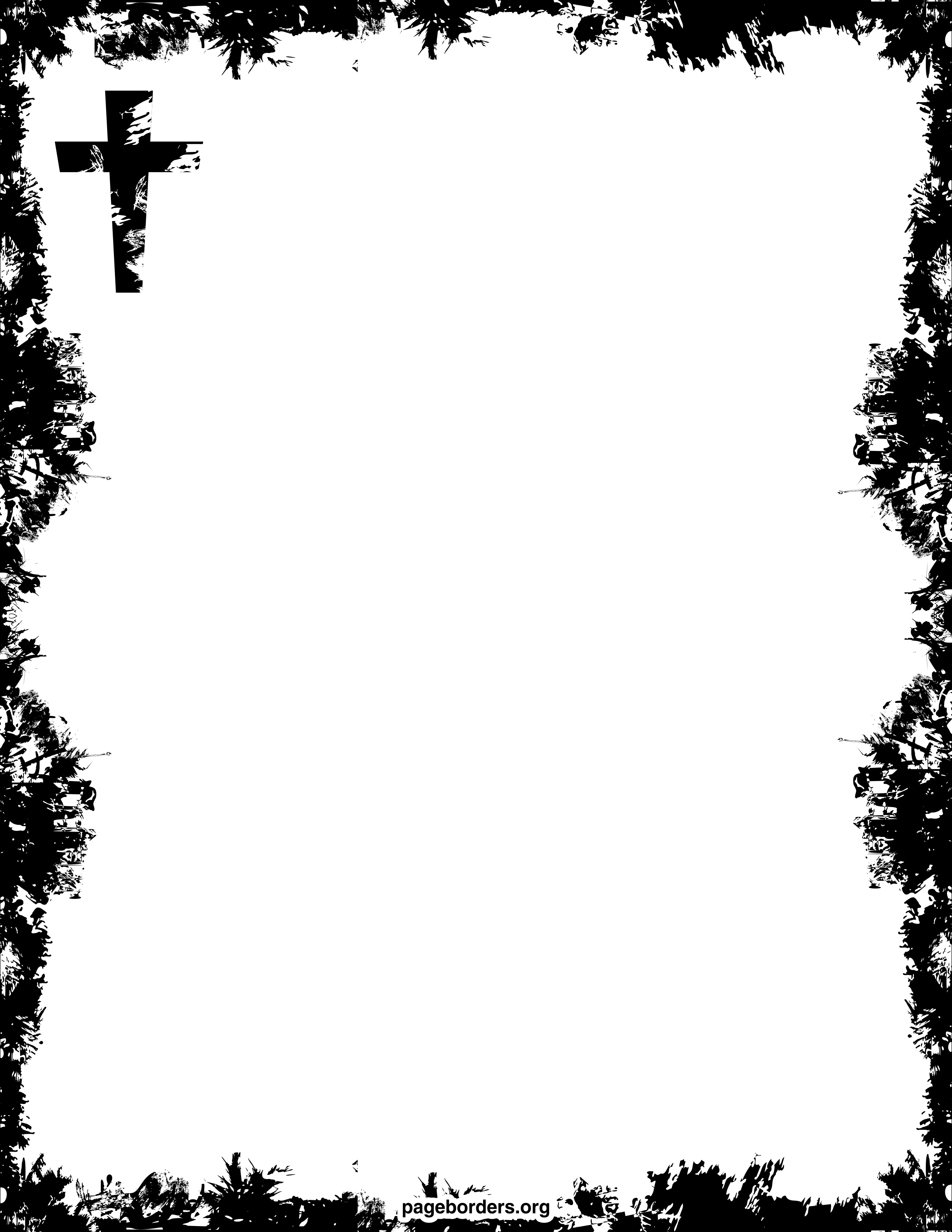 free black and white christmas clipart borders - photo #36