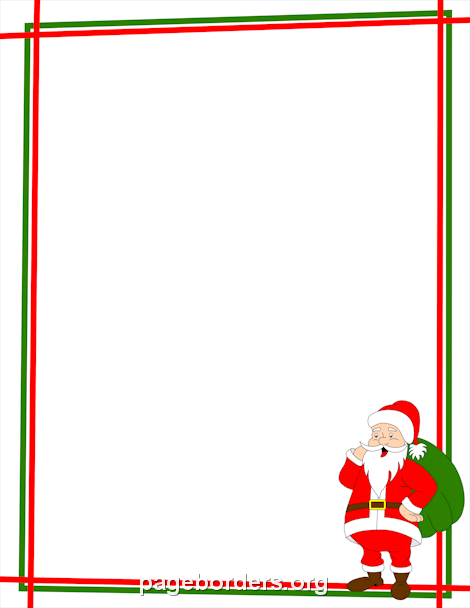 clipart christmas page borders - photo #23