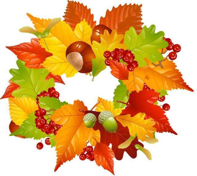 thanksgiving autumn leaves clip art - photo #9