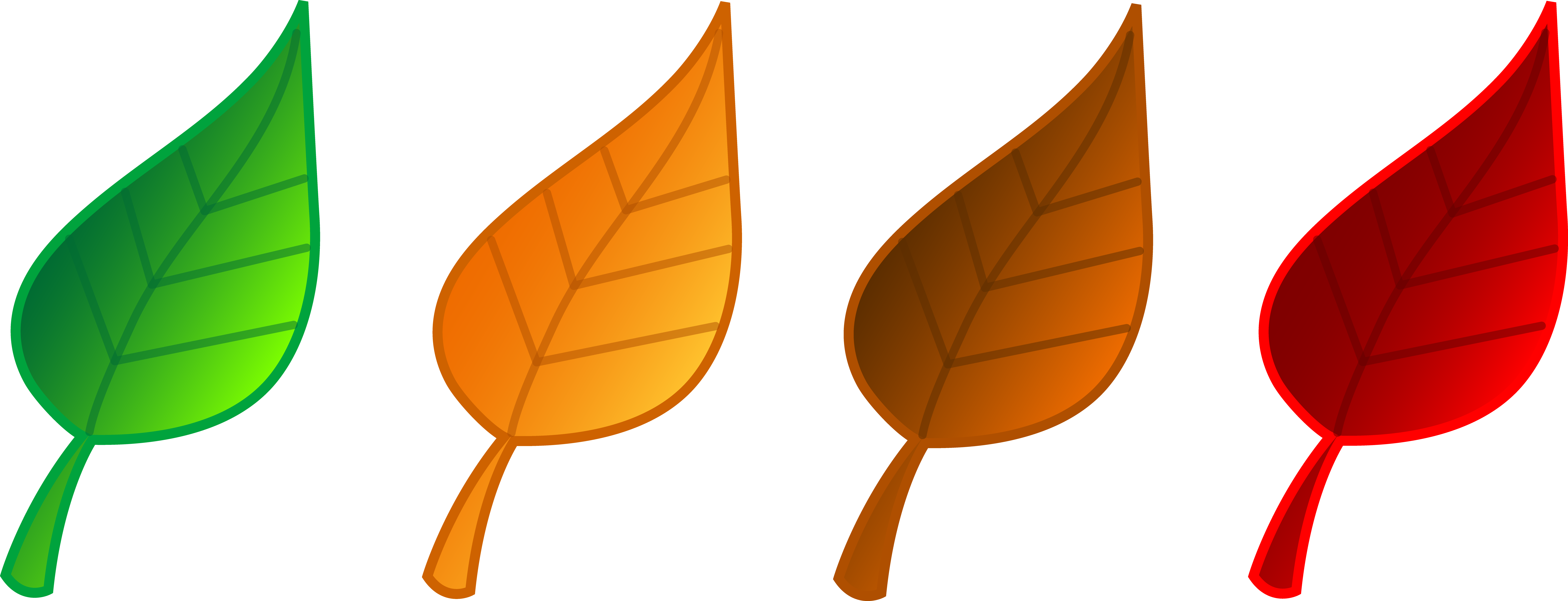 halloween leaf clip art - photo #29