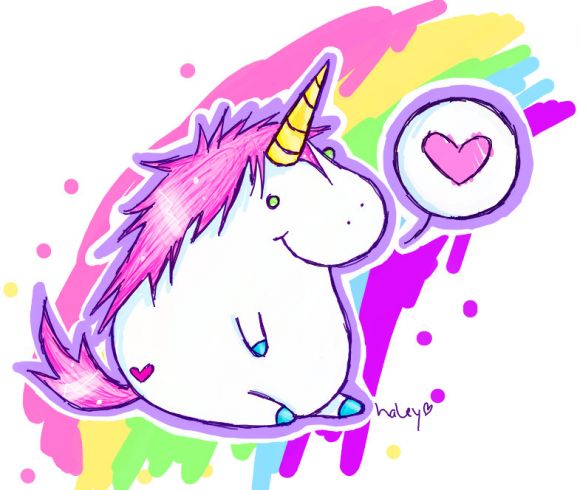 free cartoon unicorn clipart - photo #47