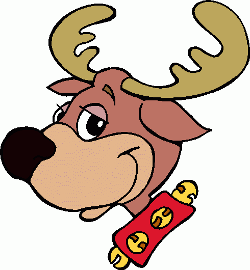 christmas reindeer clipart images - photo #31