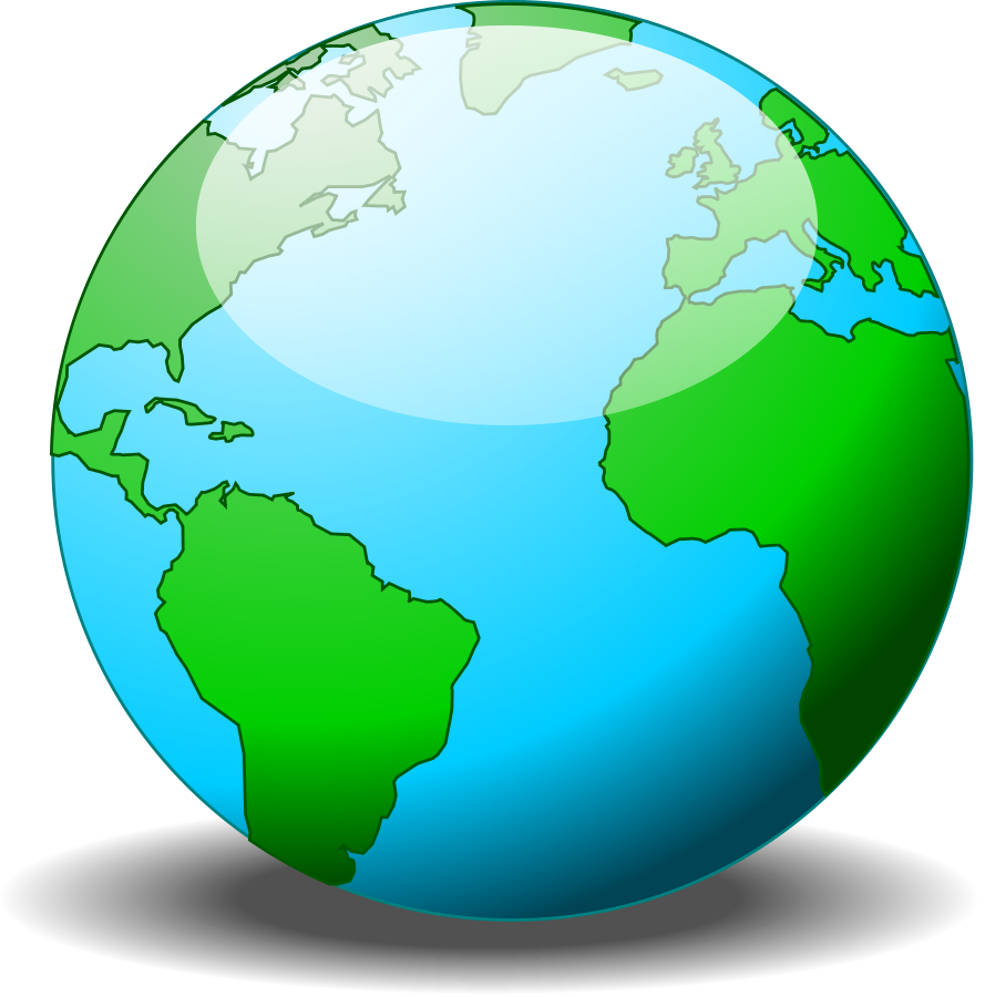 clipart of the globe - photo #30