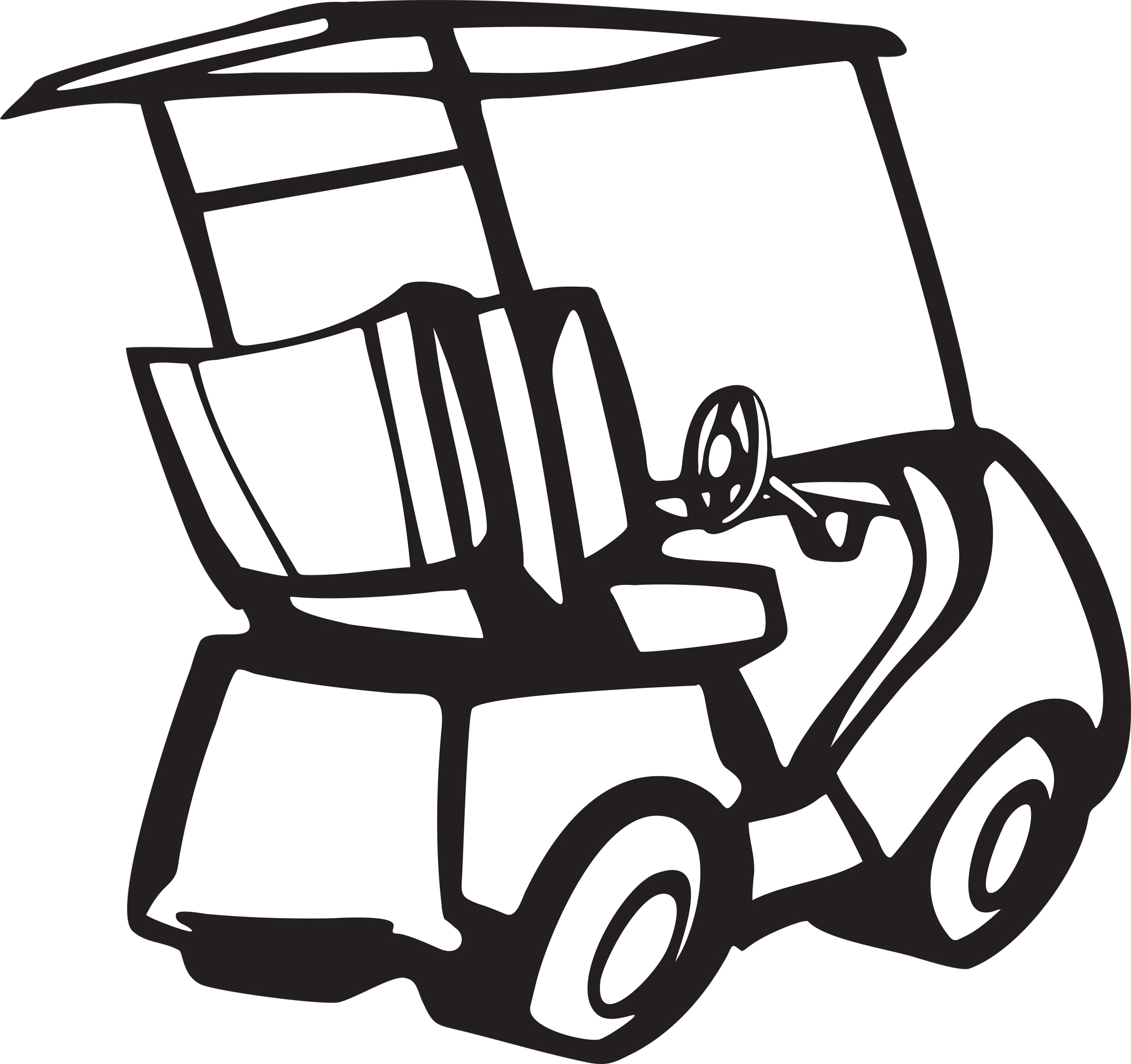 free clip art of golf cart - photo #2
