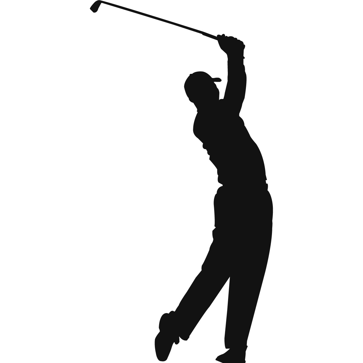 free golf clipart black and white - photo #25