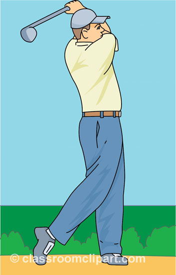 clipart man playing golf - photo #41