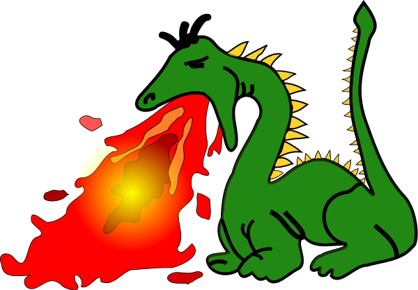 clip art cartoon dragon - photo #39