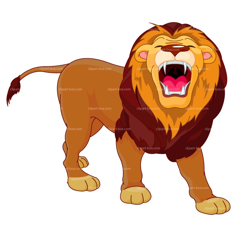 free clipart of cartoon lions - photo #39