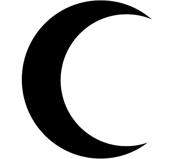 clipart of crescent moon - photo #33