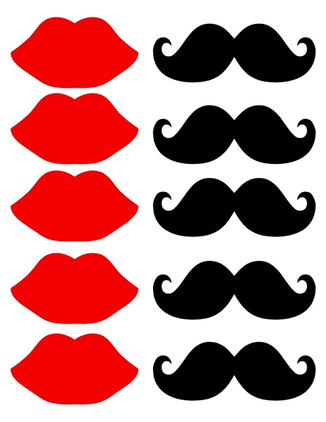 mustache clip art free download - photo #3