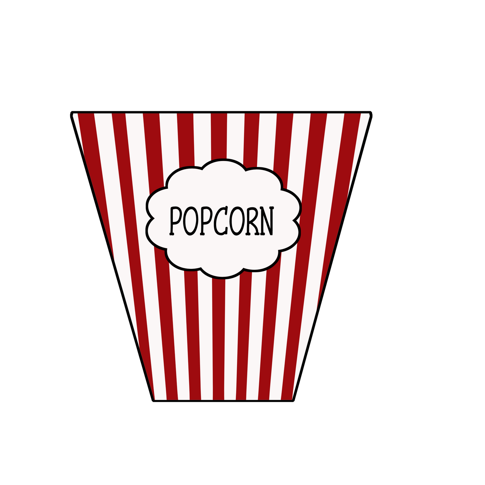 free clip art borders popcorn - photo #32