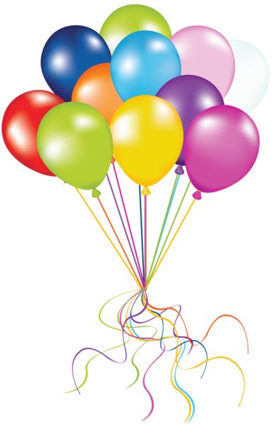 clipart four balloons - photo #45