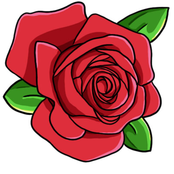 clipart chat rose - photo #12