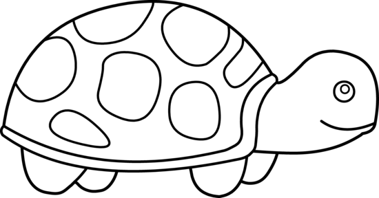 clipart turtle black and white - photo #17